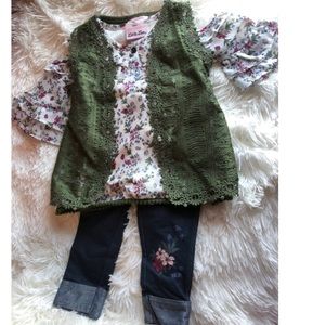 Casual top and pant set